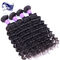 Natuurlijke Zwarte Maagdelijke Peruviaanse Haaruitbreidingen 12 Duim, Peruviaanse Haarbundels leverancier