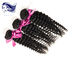 De maagdelijke Peruviaanse Curly Hair Extensions Jet Zwarte van Jerry, Remy-Haaruitbreidingen leverancier
