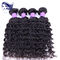 Natuurlijke Zwarte Maagdelijke Peruviaanse Haaruitbreidingen 12 Duim, Peruviaanse Haarbundels leverancier