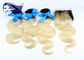 7A het Peruviaanse Gekleurde Menselijke Haar van Haaruitbreidingen met Kantsluiting leverancier